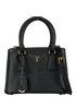 Mini Galleria, &pound;1,600, Handbags, Black, Leather, Front view